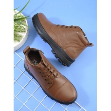 TSF Police Boot  with Zip (8712-TAN)